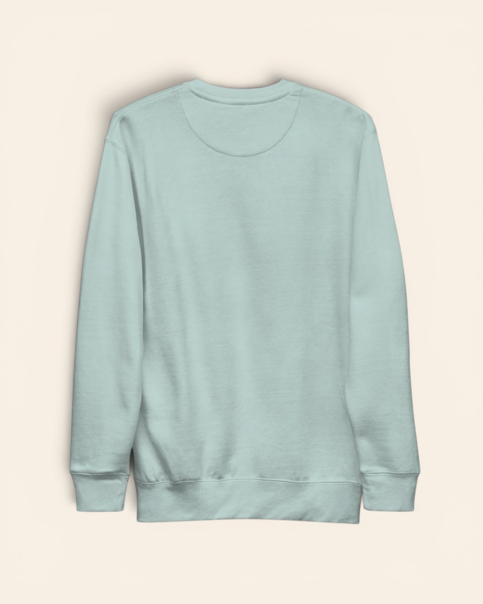 September birth flower crewneck sweatshirt with embroidered aster and morning glory