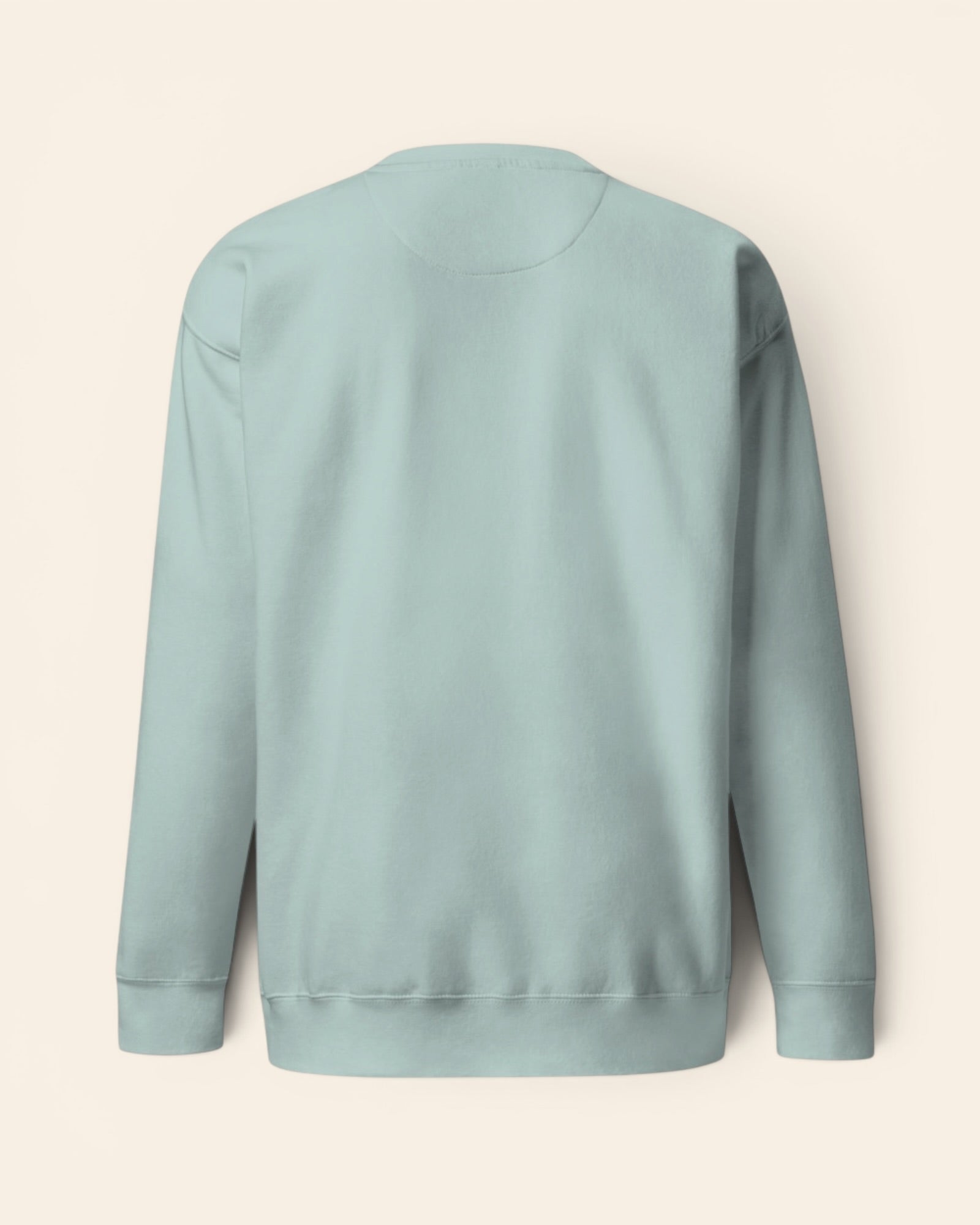Taurus constellation crewneck sweatshirt with embroidered stars above a mountain ridge